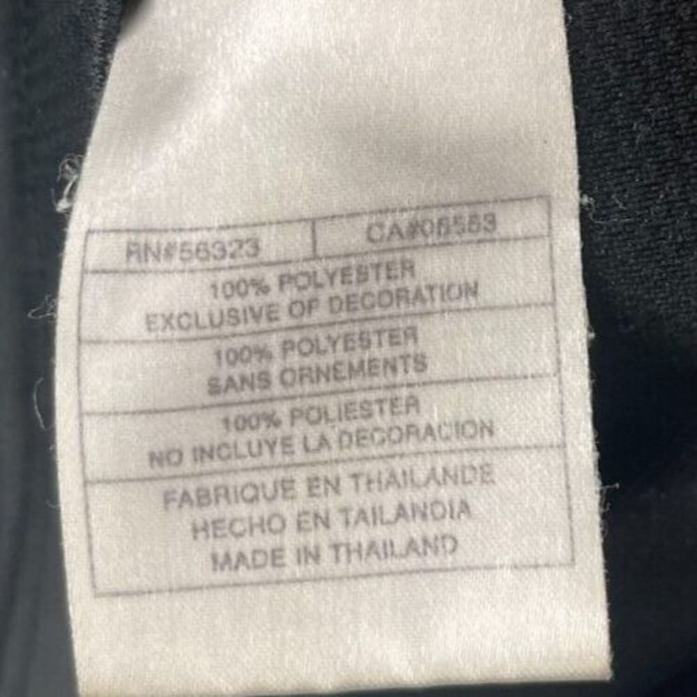 Vintage Nike‎ Men's Pullover 1/4 Zip Black Size XL Polyester Silver Tag - Picture 7 of 10